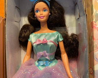 Barbie Fashion Avenue Party Robe violette #18155 Mattel 1997 Vêtements de poupée NIB - France