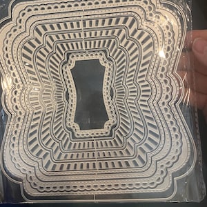 Marcos decorativos anidados - Troqueles de metal - Troqueles para manualidades con papel, impresión y tarjetas -