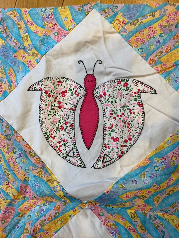 Échantillonneur Thème Couture - 21 Blocs De Couette Appliqués, Projet Art Quilt, NEUF Fait Main USA