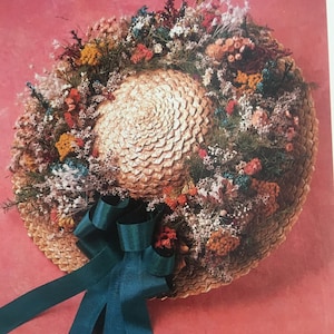 Manualidades con flores: decora sombreros, guirnaldas, coronas y mesas: tarjetas con patrones de manualidades de fin de semana para el círculo familiar de los años 90 (4 en total): fácil para principiantes