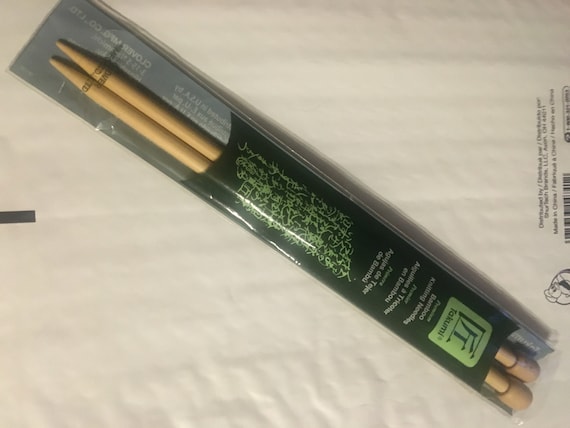 KNITTING NEEDLES Size 10 1/2 65mm Bamboo Premium Clover 9 Long 