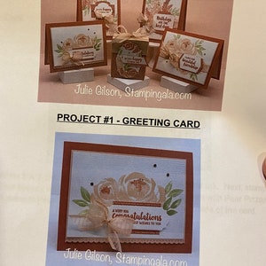 Paper Crafting 4 Greeting Card Making Kit DIY and 1 small Box - 5 Projects to complete - Create a la Carte - Beautiful Friendship - Dec 2020