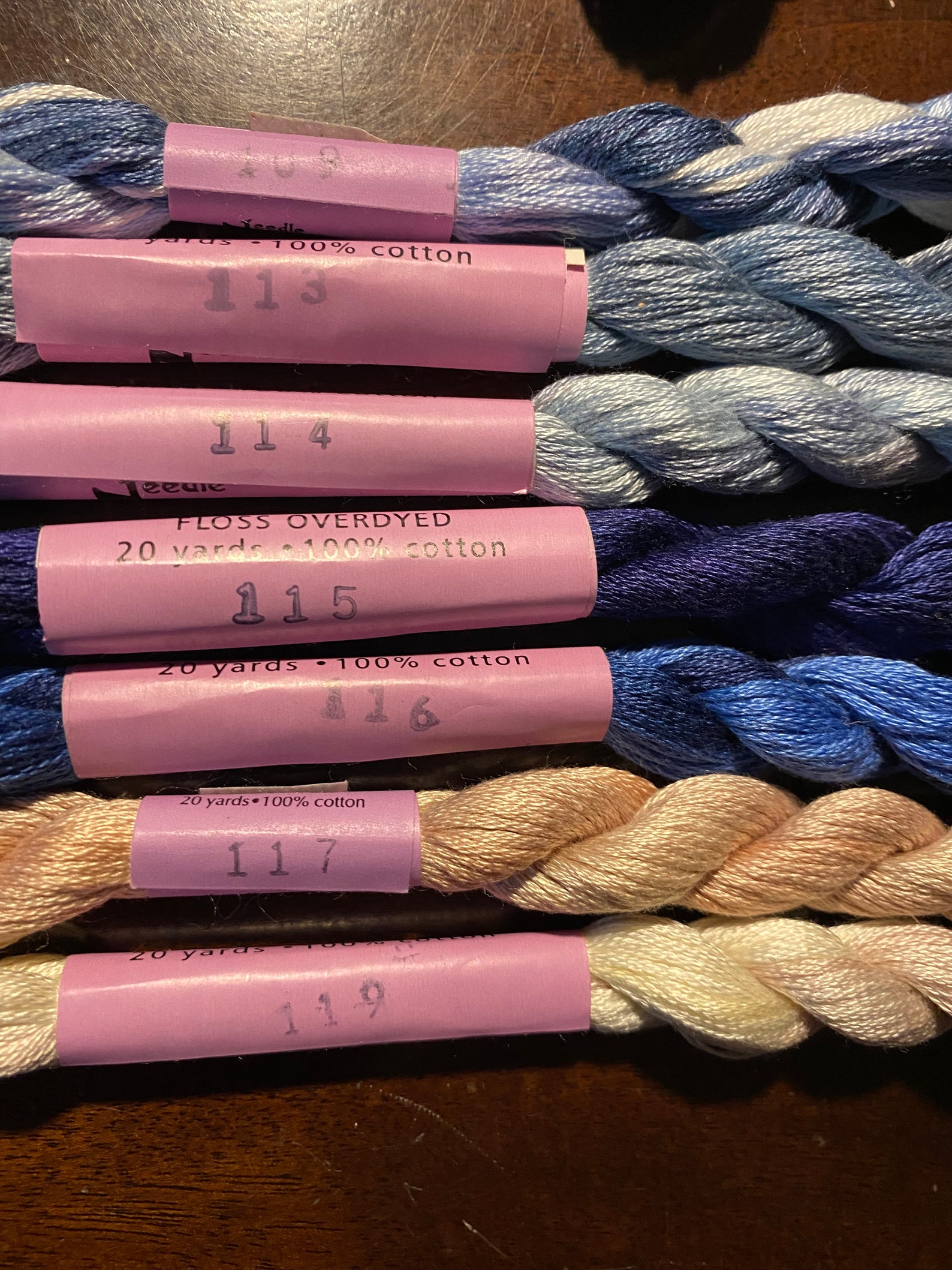 Tonal Thread Overdyed Specialty Embroidery Thread Floss - Needlepoint, Cross Stitch ...
