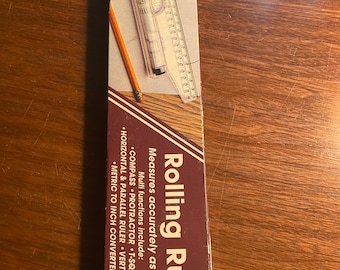 Regla enrollable para costura, acolchado y manualidades con papel. De plástico. Marque líneas precisas para sus proyectos.
