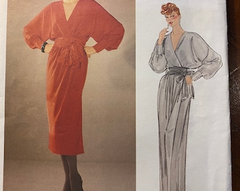 Abito da sera modello Vogue Design 1169 Adele Simpson (non tagliato) taglia 12 (originale stilista americano) - Abito da sera