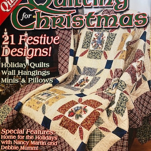 The Quilter Magazine Quilting For Christmas - Winter 2003  Patterns, Techniques - 21 Festive Designs Quilts / Wall Hanging / Minis etc