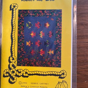 Under The Sea Fish Quilt Pattern - Block -  Debbie Caffrey - 1993 - templates - instructions Pieced Blocks - 61&quot; x 79&quot;