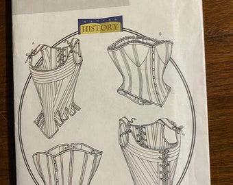 Misses Stays and Corset, Making History Pattern Butterick 4254 - 2004 - Erwachsene Größen - Unterwäsche, Dessous