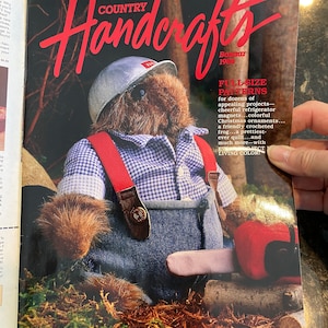 Country Handcrafts Magazine Bazaar 1986 - Art populaire - Applique - Tricot, point de croix, point d’aiguille, couture, courtepointe etc