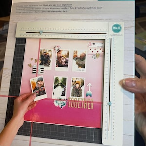 Vierkant laserbord - We R Memory Keepers Maken enveloppen / papier - knutseltool -, scrapbooking, fotoalbum - liniaal voor het maken van kaarten - liniaal voor het maken van kaarten