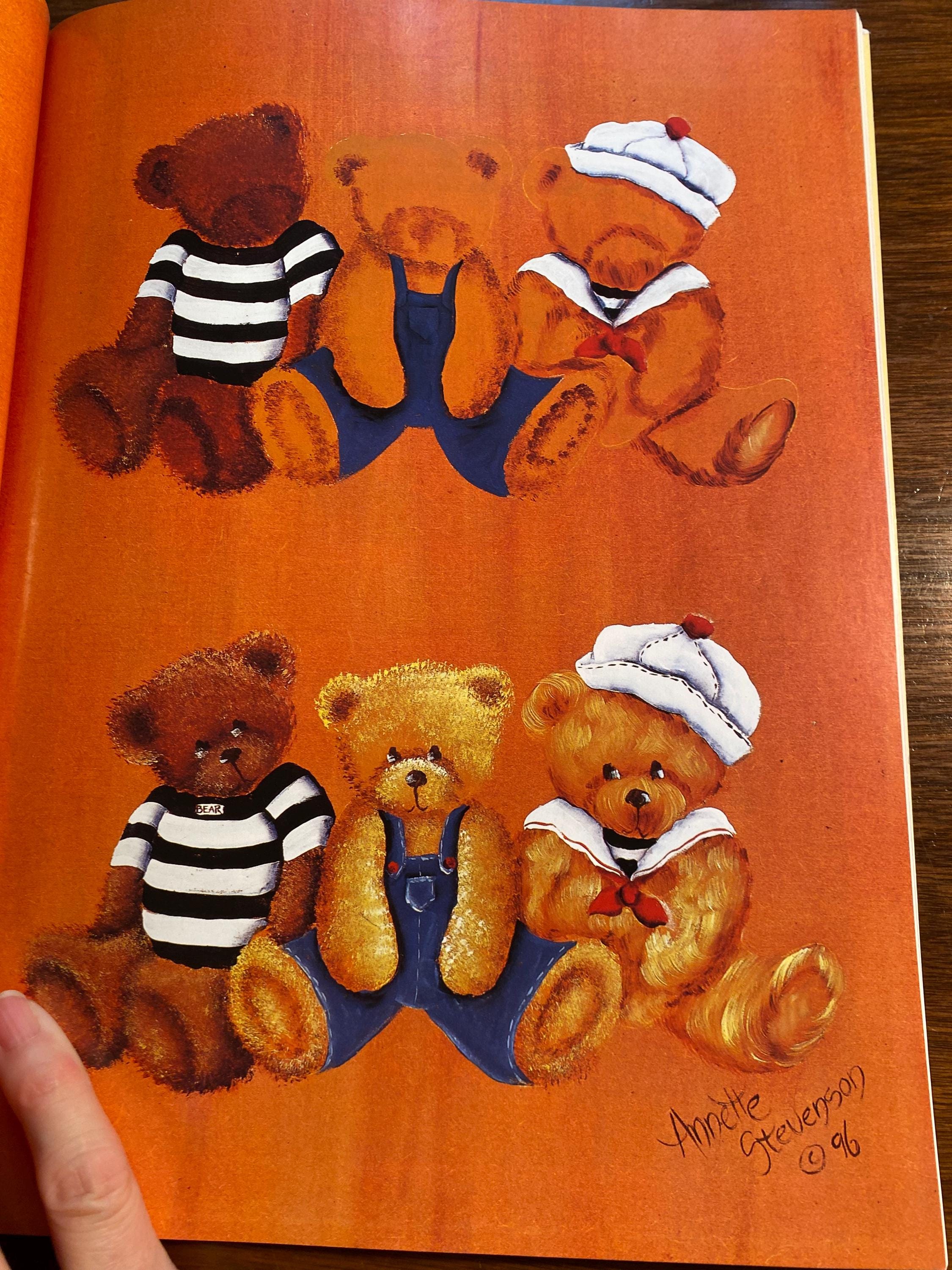 Creative Handpainted Bears - Annette Stevenson - 1998 - Folk Art