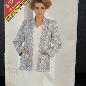 Dress / JACKET, Skirt, Top Misses See & Sew by Butterick Sewing Pattern 5575- - Women&#39;s / Ladies sizes - 14, 16, 18 (Uncut) Easy - 1987
