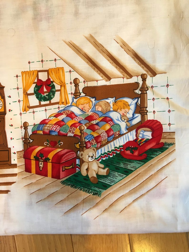 Christmas Fabric Panels to Sew 5 8 X 8 Ready - Etsy