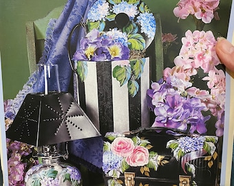 A Romance With Flowers - Pam Childress - Flower Painting Guide Susan Scheewe Pub 580 - technique, Instructions How to Paint Florals  Flowers