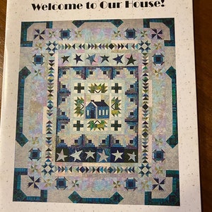 Welcome To Our House Patchwork / Houses Stars - Whirligig Designs - Chris Hoover - 2005 -  Quilt Pattern / Instructions