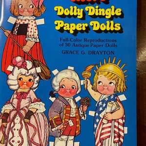 More Dolly Dingle Holiday Paper Dolls -  30 Reproduction dolls / finished clothes - Grace Drayton -  1979 - Dover Publications