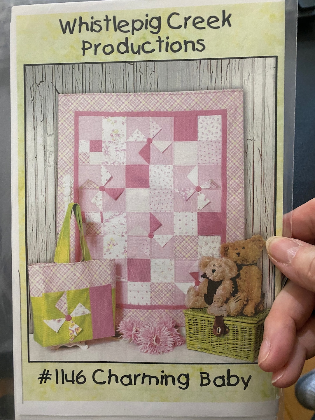 Charming Baby Quilt Pattern, Pieced Patch Work - Whistlepig Creek ...