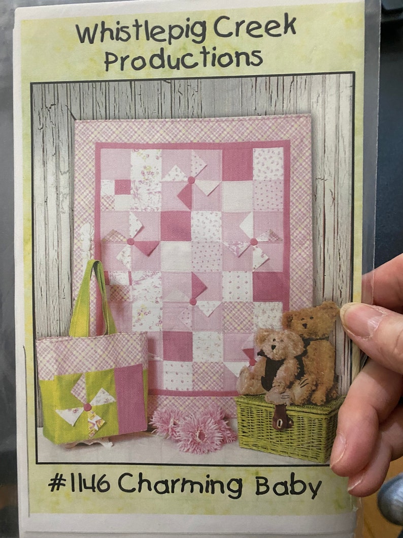 Charming Baby Quilt Pattern, Pieced Patch Work - Whistlepig Creek ...