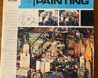 Oil Painting: The Art Of - Grumbacher Library B-379 Art Instruction Booklet 1975, Painting Technique, Guide color Paint  Lessons