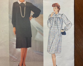 Fräulein Kleid, Tunika Kittel und Rock Vogue Design 1124 Schnittmuster Guy Laroche (uncut) Größe 12 (Paris Designer Original)