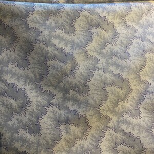 Blue Waves Fabric  - Choose Length - use for Quilting etc
