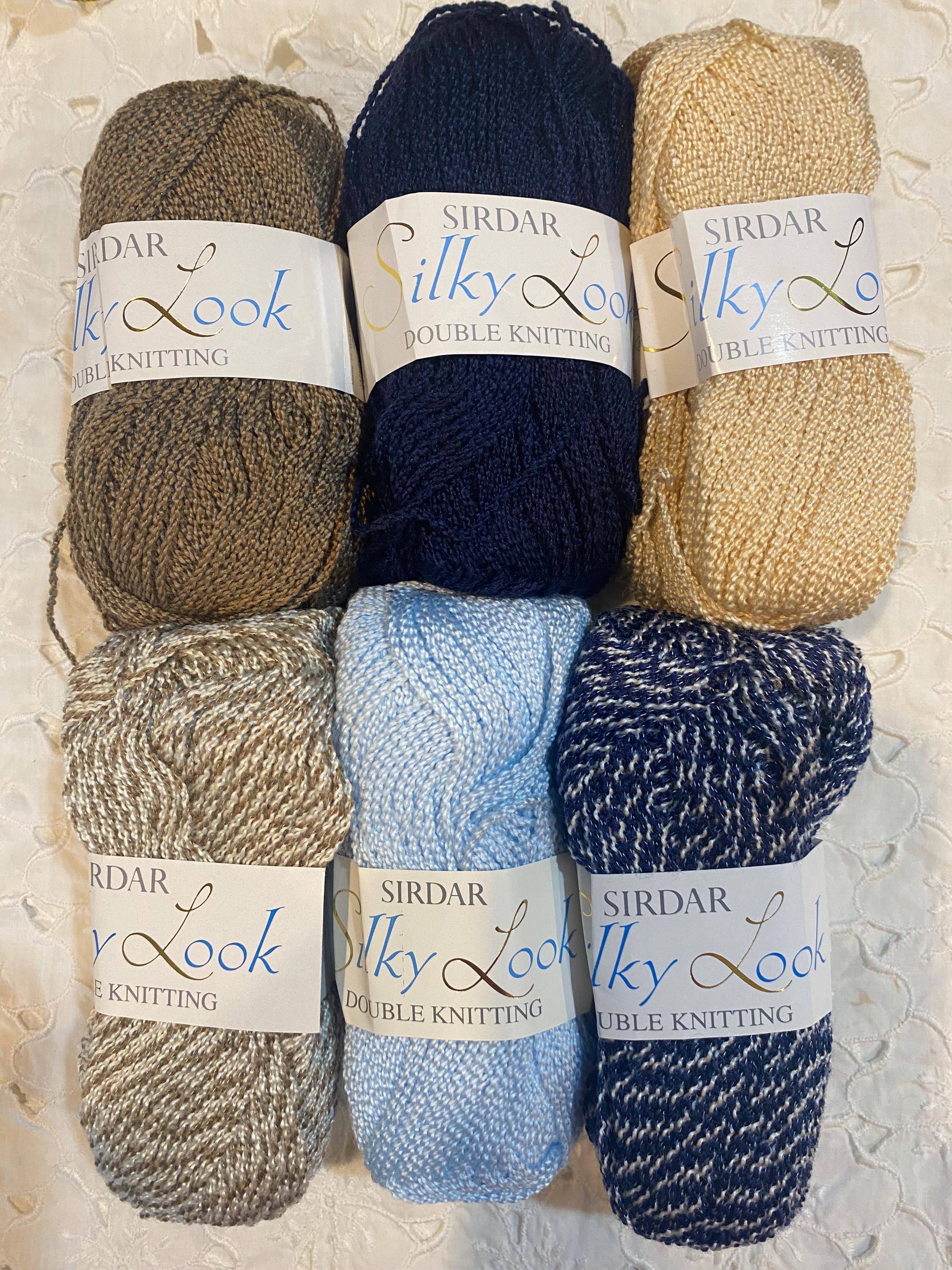 Sirdar Silky Look Double Knitting / Crochet Yarn Acrylic 50g Pick 