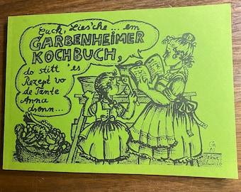 Garbenheimer Kochbuch - There's Aunt Anna's Recipes - Cookbook - 1991 - Ingae Gruning - Traditional recipes - German Edition