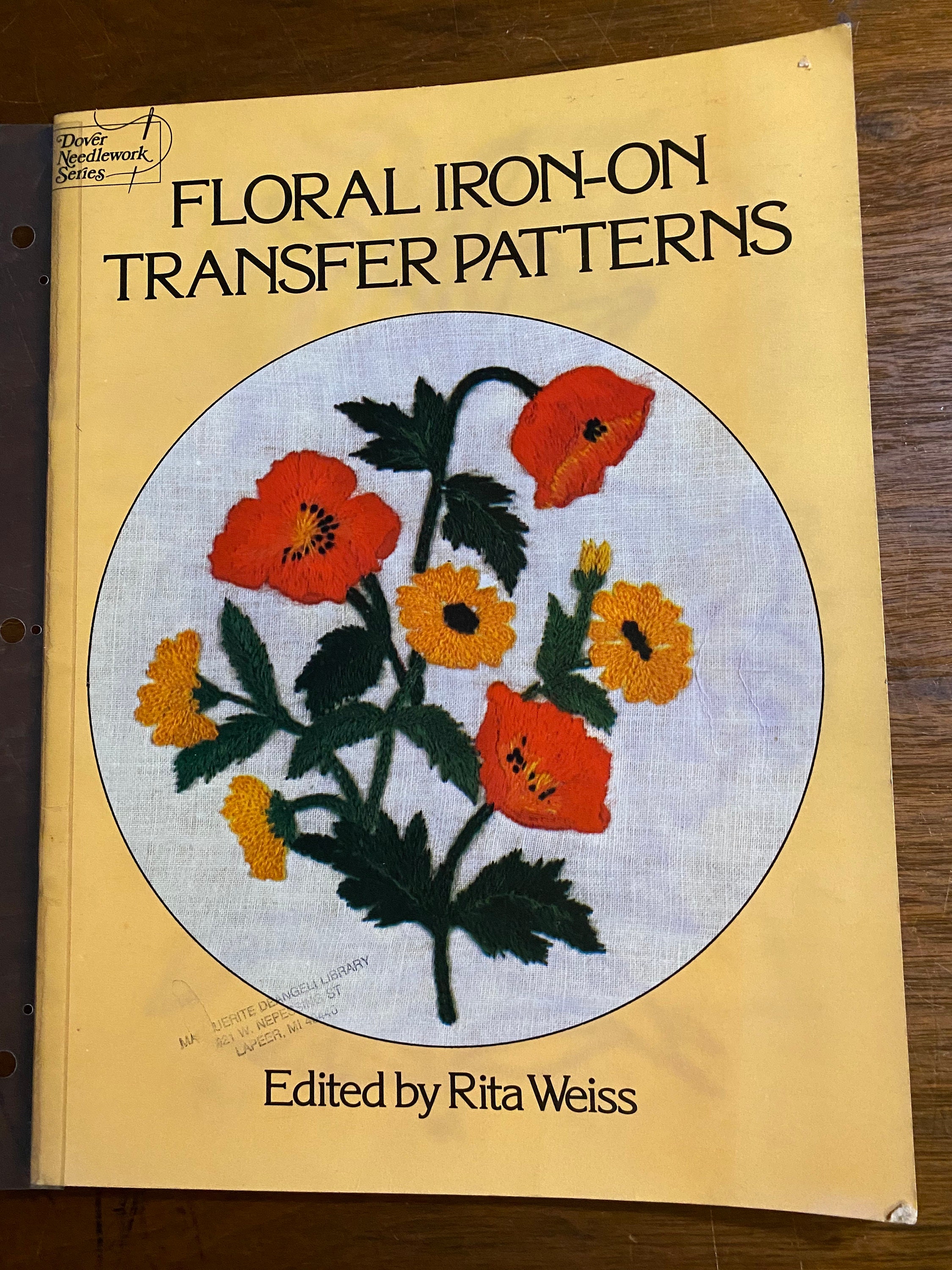 Iron-On Transfer Patterns for Crewel and Embroidery from Early American Sources [Book]