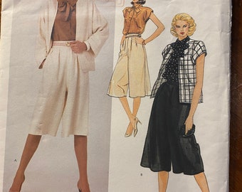 Edith Head - Giacca, Gonna Culotte e Camicetta Vogue American Designer 2905 Modello (non tagliato) Taglia 12 (Designer Original)
