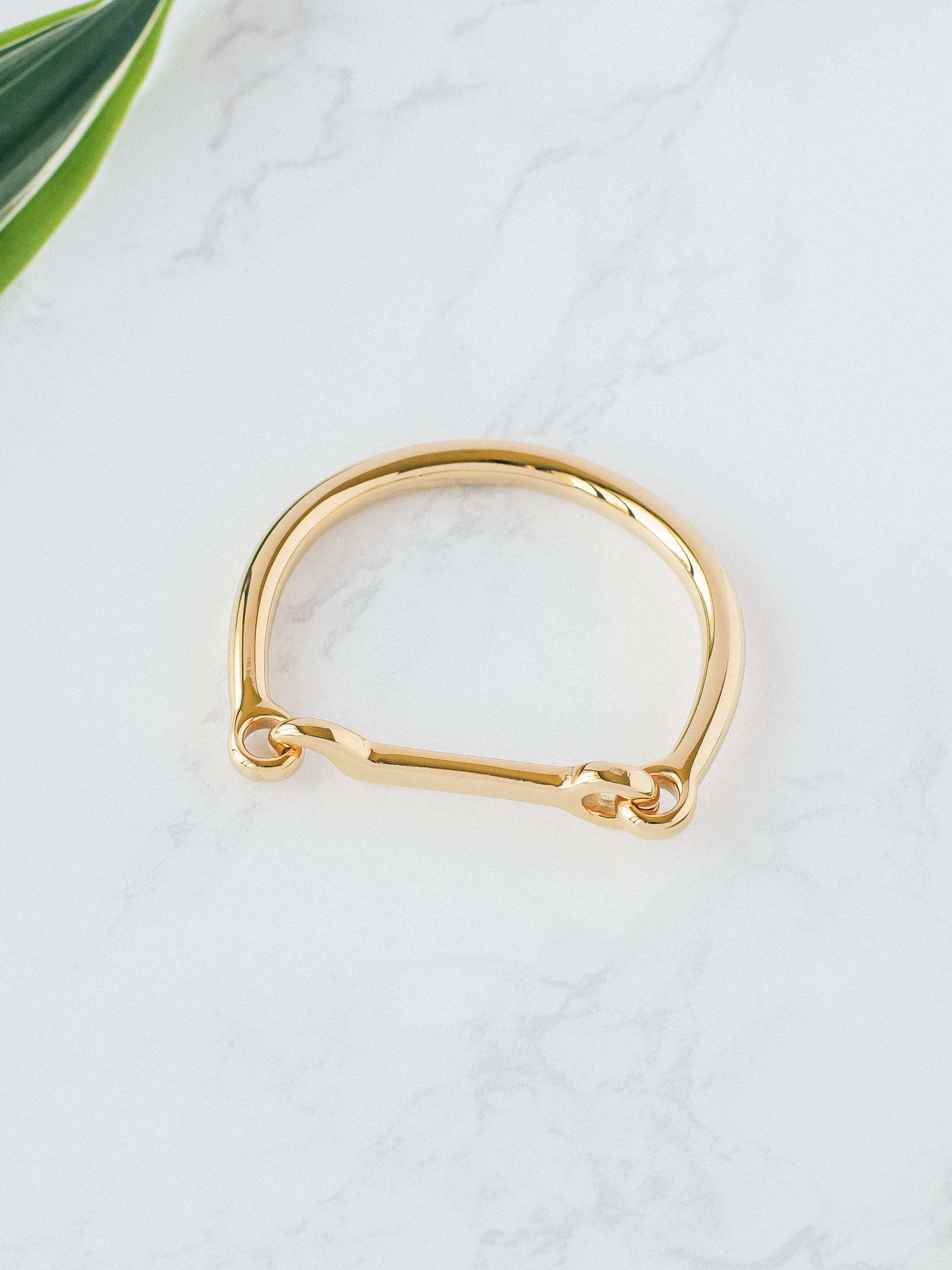 Gold Lock Bracelet / shackle bracelet / minimalist gold Etsy