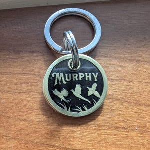 Personalized Hunting Dog ID Tag - Pheasant image 8