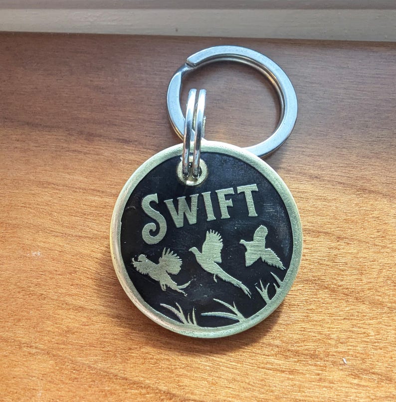 Personalized Hunting Dog ID Tag - Pheasant image 7