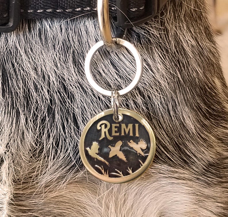 Personalized Hunting Dog ID Tag - Pheasant image 5