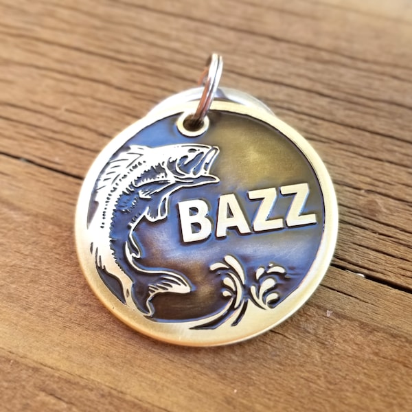 Bass Dog Collar Etsy