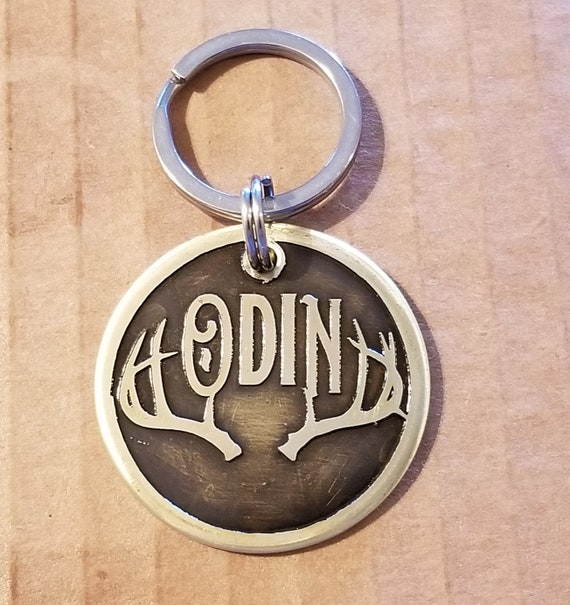 Personalized Hunting Dog ID Tag Antler Dog Tag Deer Antler Etsy