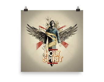 Let the Holy Spirit Guide You - Modern Street Art Poster