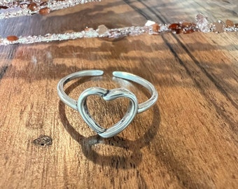 A Dream is a Wish Your Heart Makes Ring 925 sterling silver adjustable heart ring, sizes 6 7 8, Disney jewelry gift accessories, NowUrTalkin