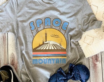 Space Mountain Shirt, Disney Death Metal Shirt, Disney Ride Shirt