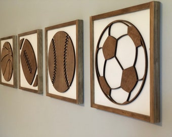 Sports Themed Wall Decor : Boys Sports Room Decor Novocom Top - For more ideas, take a look at the following 20 amazing sports themed basement designs and get inspired for your own sports room.