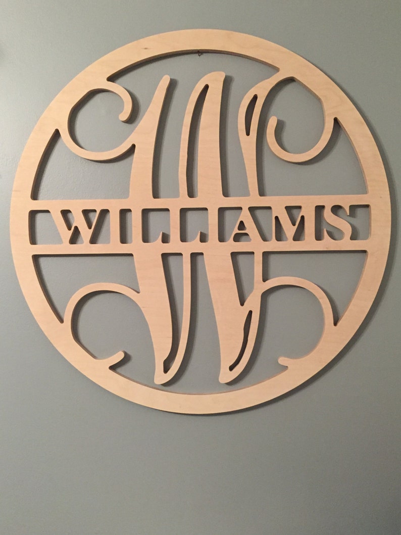 Personalized last name wall decor custom door hanger living etsy