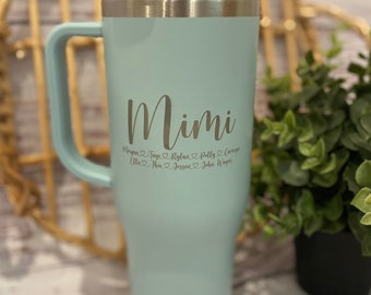 Personalized 40 oz. Water Bottle, Mothers Day Gift, Personalized Water Bottle, Mothers Day, Granparents