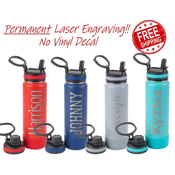 Personalized Thermoflask Water Bottle, Water Bottle Personalized,  Personalized Water Bottle, Waterbottle Personalized 