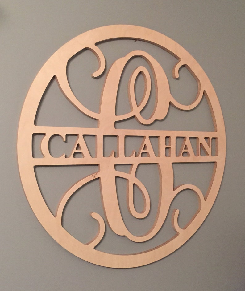 Personalized Last Name Wall Decor Custom Door Hanger Living Etsy