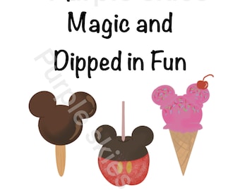 Disney inspired birthday card, mouse theme dessert printable card