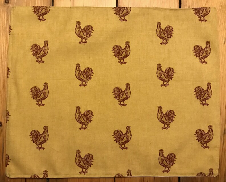 Rooster Farm Table Placemats Etsy