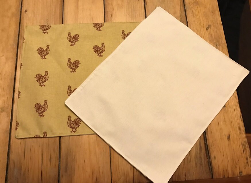 Rooster Farm Table Placemats Etsy
