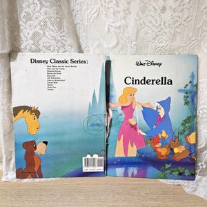 Vintage Book Cover for Journal Making-Cinderella