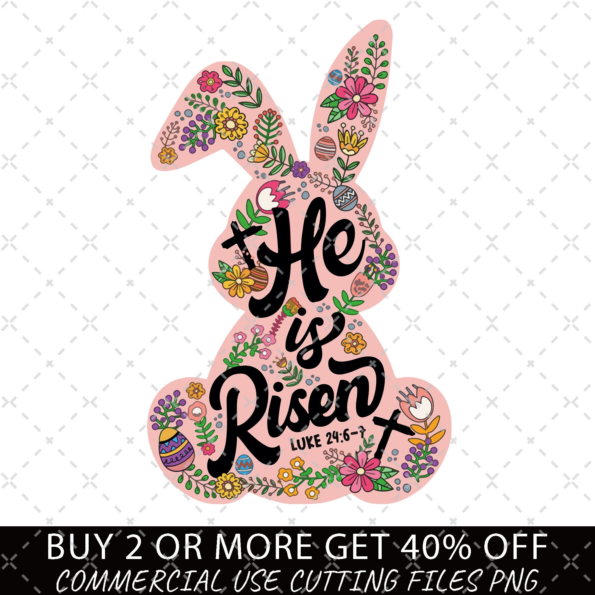 He is Risen Png, Matthew 28:6, Retro Easter Png, Easter Christian Png ...