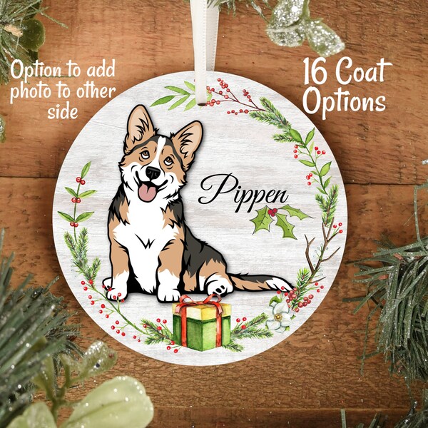 Stampa In Alluminio Caroline Treasures Con Corgi Gallese Di Natale. Dimensioni 20,3x30,5 Cm, Con Corda Per Appendere. Resistente Agli Agenti Atmosferici, Per Interni Ed Esterni. Made In USA.