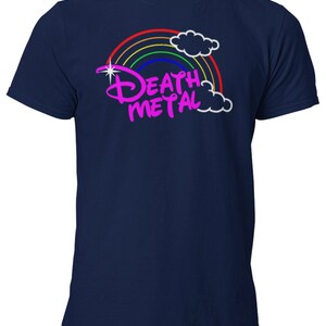 Death Metal Rainbow Hard Rockin Light Hearted Unisex T Shirt